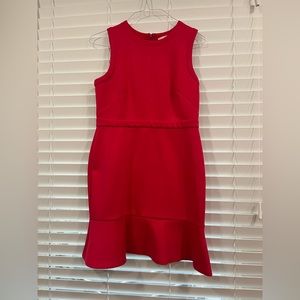 EUC Sleeveless Fuschia LOFT dress